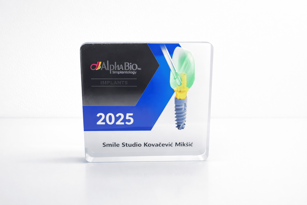 Zubni implantati Rijeka – nagrada za implantologiju i kvalitetu rada Smile Studio ordinacije